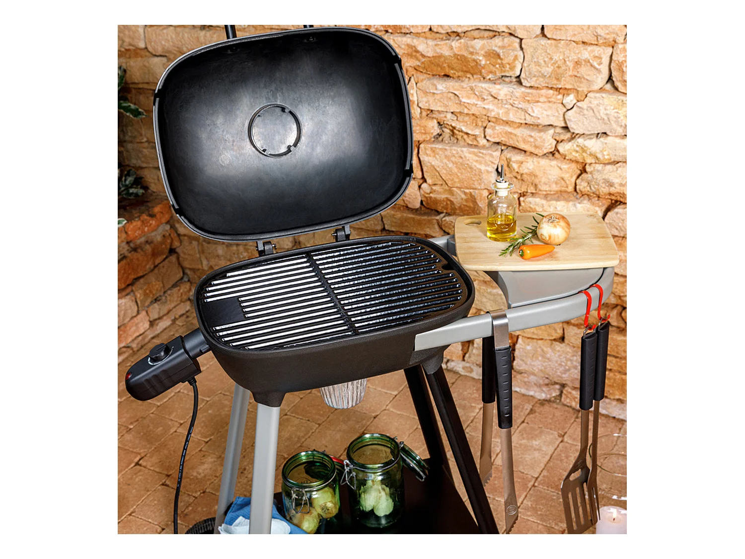 Barbecue électrique sur chariot Voltiz - Somagic