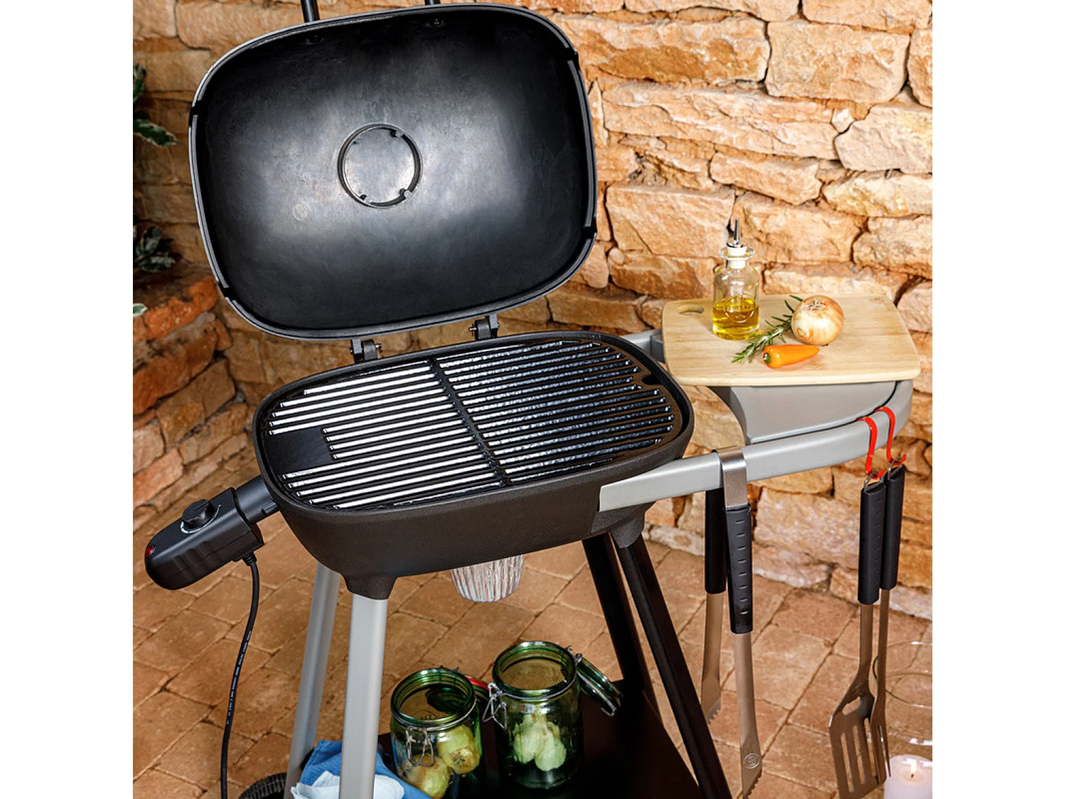 Barbecue électrique sur chariot Voltiz - Somagic