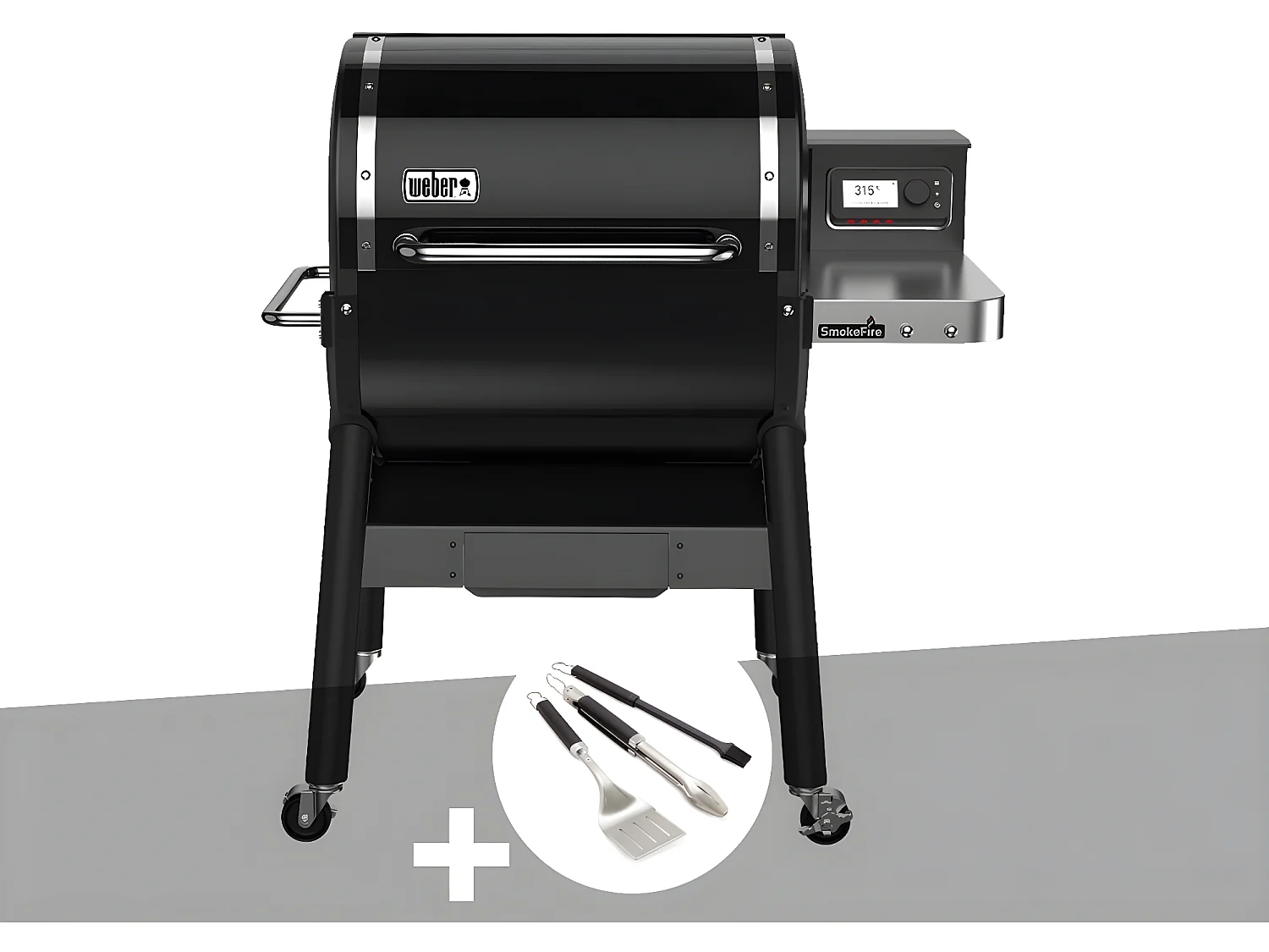 Barbecue à pellets Weber Smokefire EX4 GBS + Kit 3 ustensiles