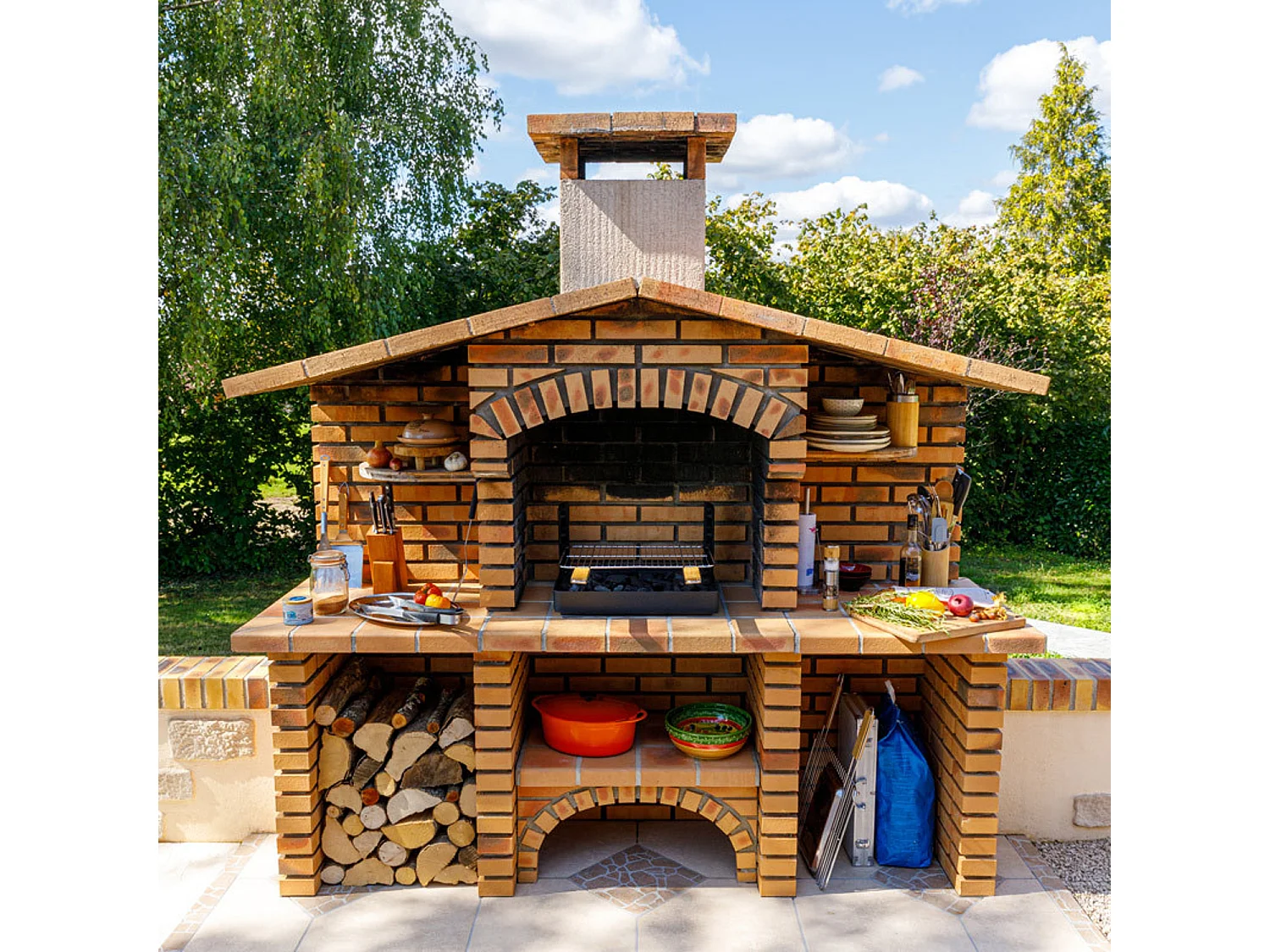 Grilloir en fonte encastrable 48,5 x 34 cm - Somagic