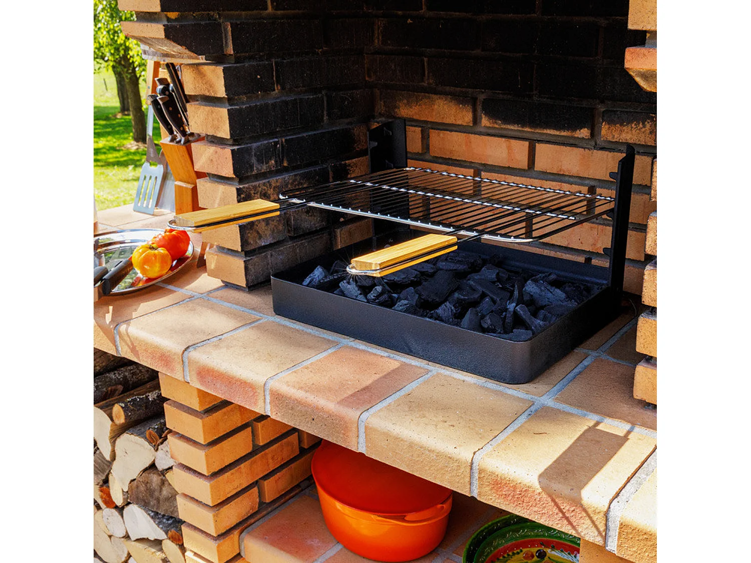 Grilloir barbecue en fonte Insert - Somagic
