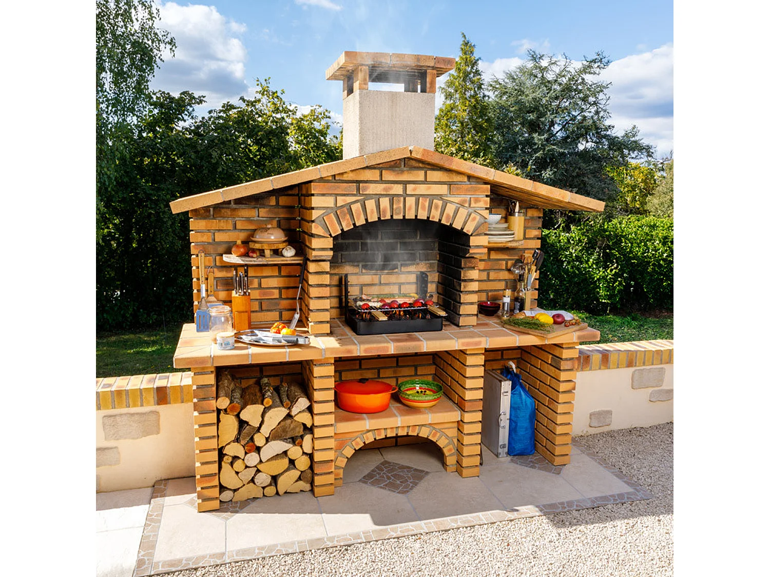 Grilloir barbecue en fonte Insert - Somagic