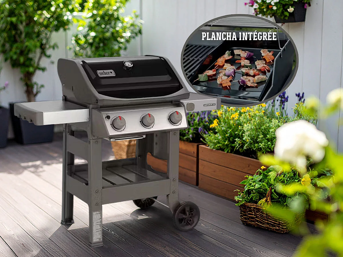 Barbecue gaz Spirit II E-310 Plancha - Weber