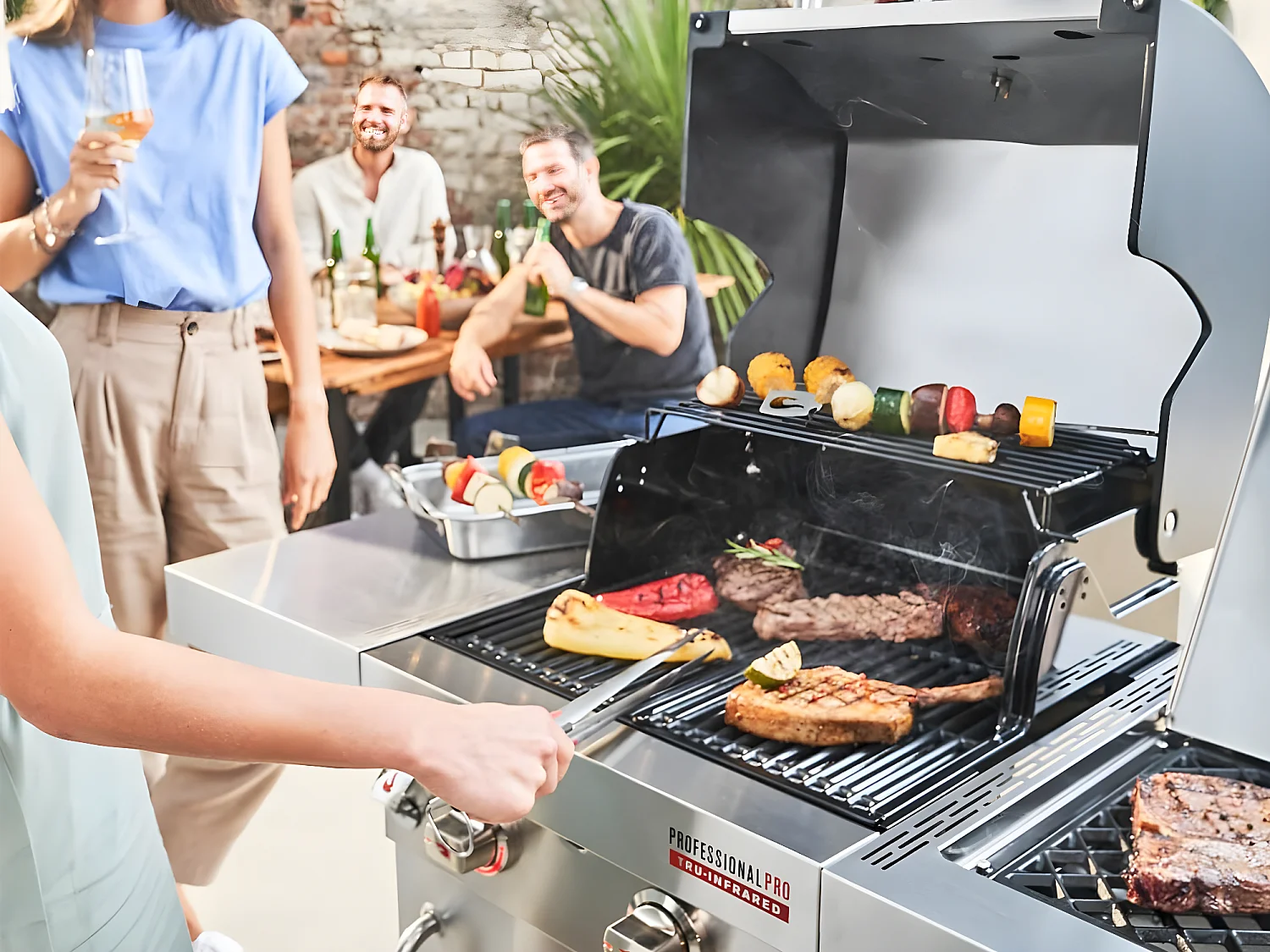 Barbecue à gaz Professional Pro S 2 + Kit 3 ustensiles - Char-Broil