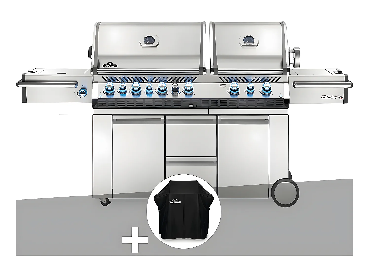 Barbecue à gaz Prestige Pro 825 + Housse de protection - Napoleon