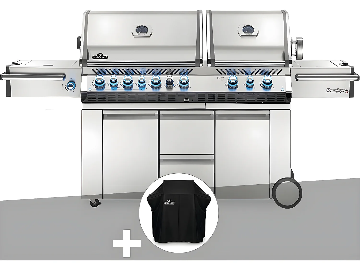 Barbecue à gaz Prestige Pro 825 + Housse de protection - Napoleon