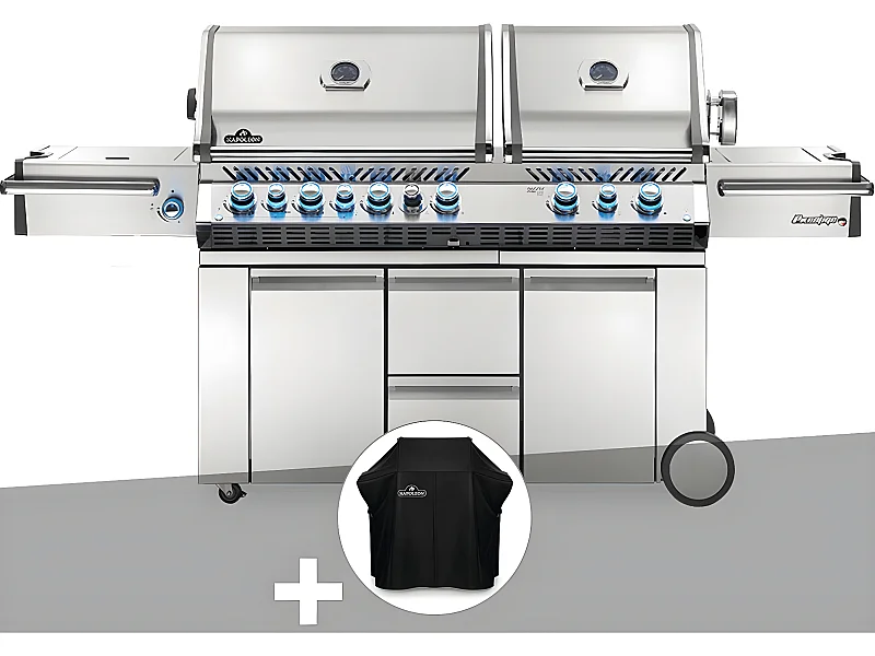 Barbecue à gaz Prestige Pro 825 + Housse de protection - Napoleon