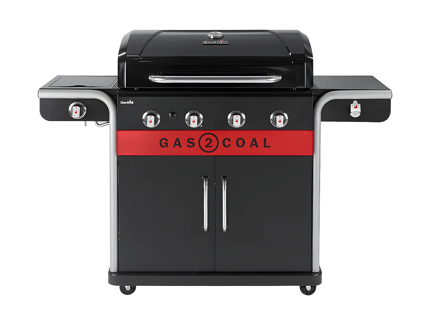 Barbecue à gaz et à charbon Gas2Coal Char-Broil 2.0 4B