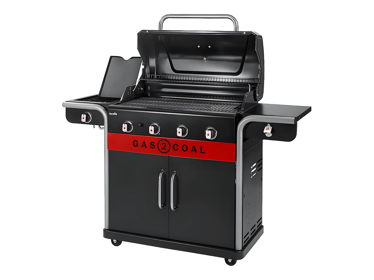 Barbecue à gaz et à charbon Gas2Coal Char-Broil 2.0 4B