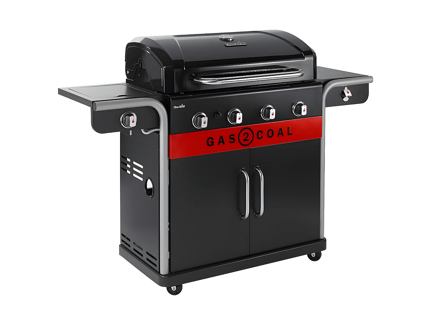Barbecue à gaz et à charbon Gas2Coal Char-Broil 2.0 4B