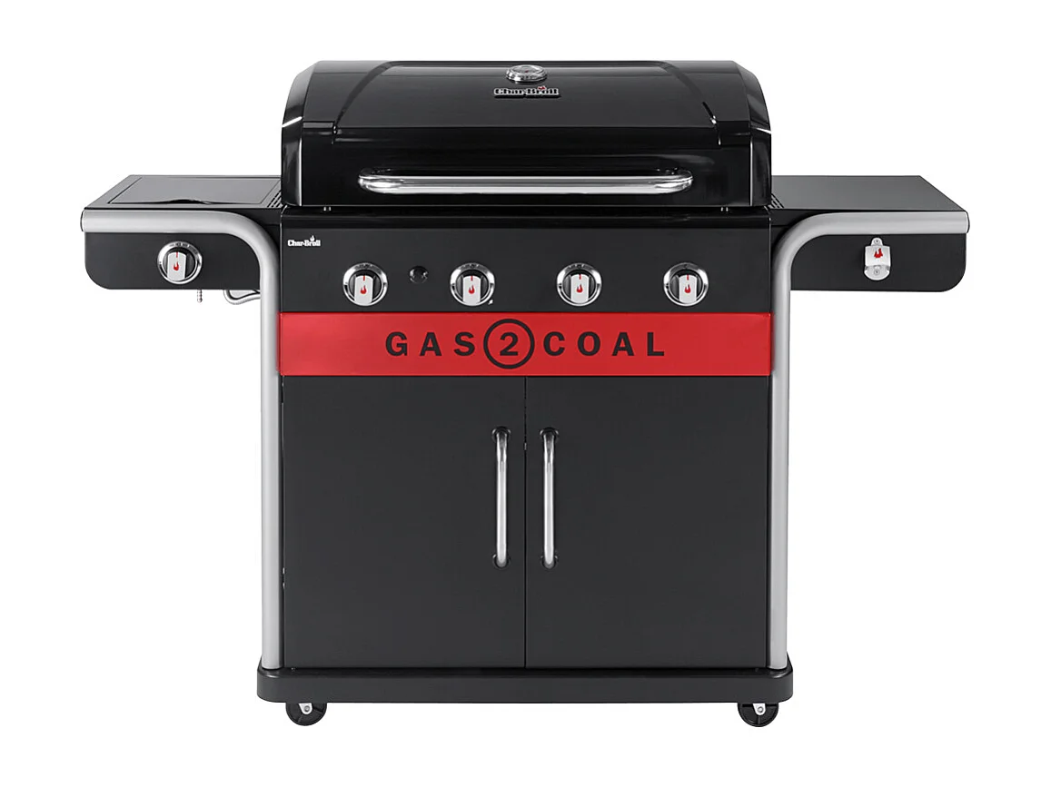Barbecue à gaz et à charbon Gas2Coal 2.0 4B - Char-Broil