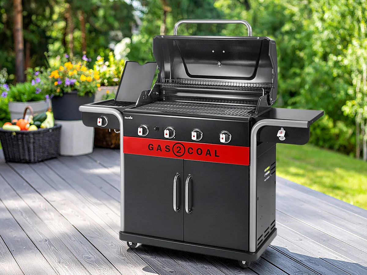 Barbecue à gaz et à charbon Gas2Coal 2.0 4B - Char-Broil