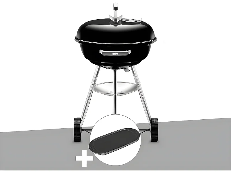 Barbecue Weber Compact Kettle 47 cm + Plancha