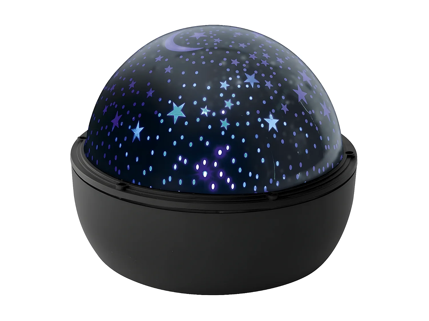 Veilleuse Led Ciel Etoile Rotative Noir