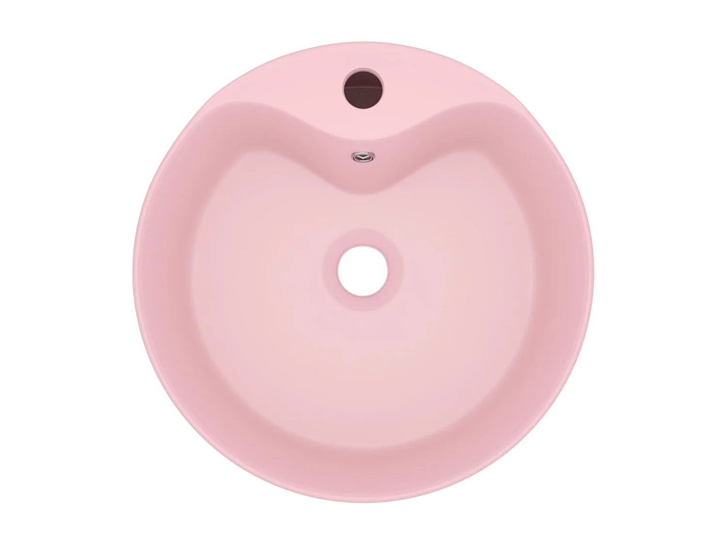 Lavabo di lusso con troppopieno da appoggio wc lavabo bagno stanza cosmetica casa 36x13 cm ceramica rosa opaco 02_0002774