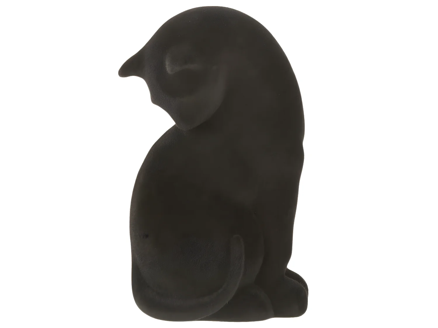 Lot de 2 Serre-Livres Velours "Chat" 18cm Noir