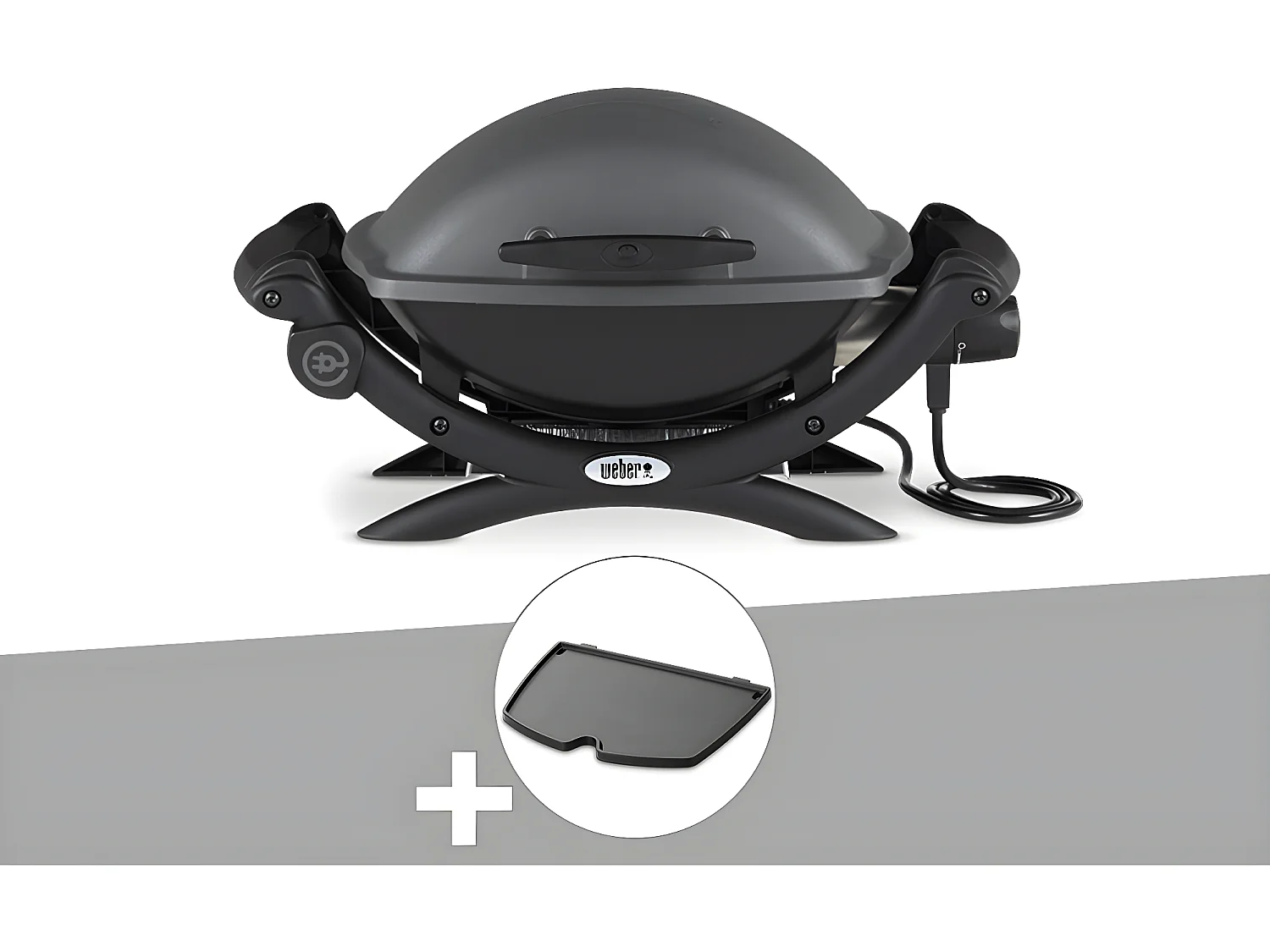 Barbecue électrique Weber Q 1400 + Plancha