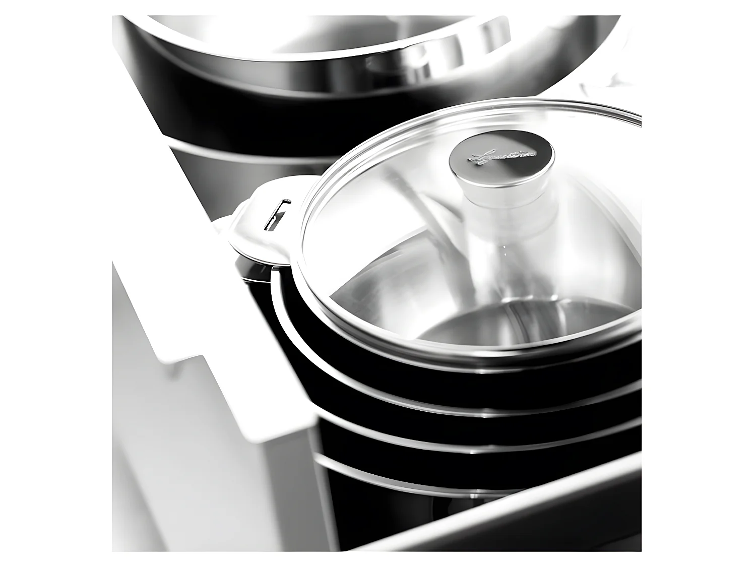 Lagostina Sauteuse avec couvercle 24cm inox - 12138031824