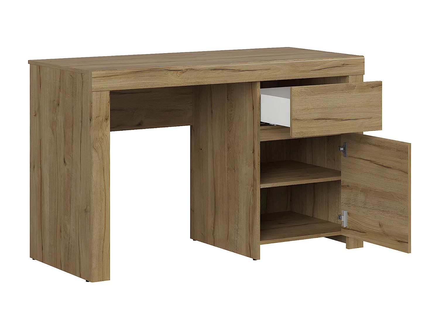 Schreibtisch 1 Tür 1 Schublade Hella Holz