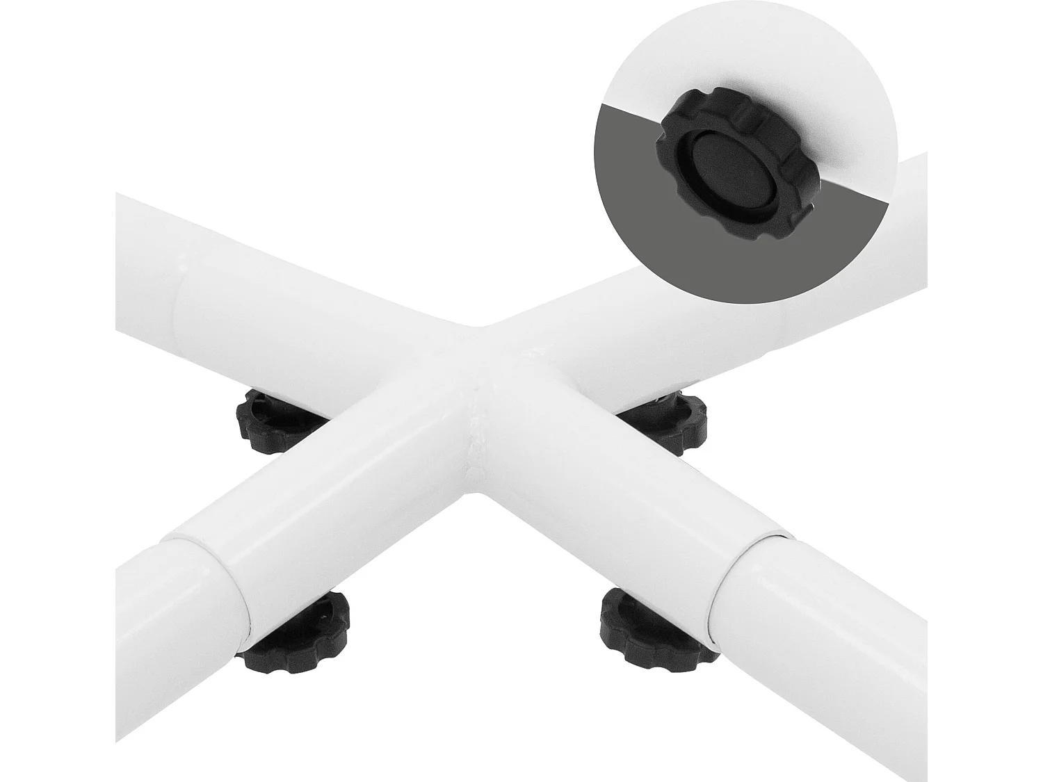 Hamac suspendu balançoire siège coton support crème 120 cm extérieure intérieure