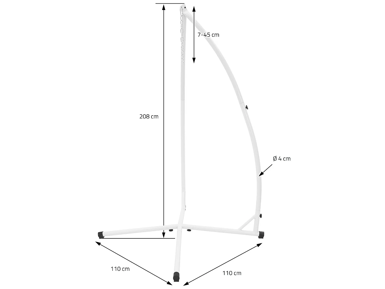 Hamac suspendu balançoire jardin siège coton bleu/vert 120cm extérieur intérieur