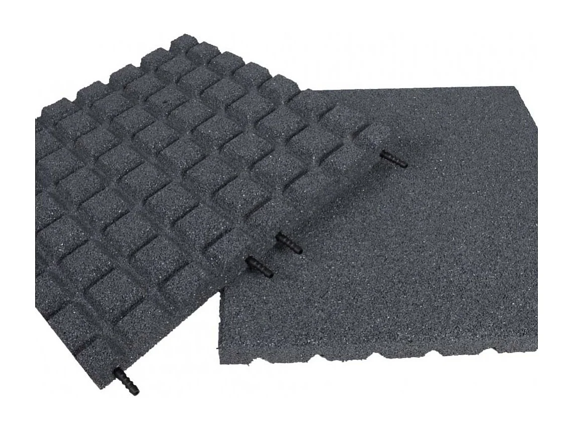 Dalle de jardin amortissante grise 50 x 50 cm Unitaire