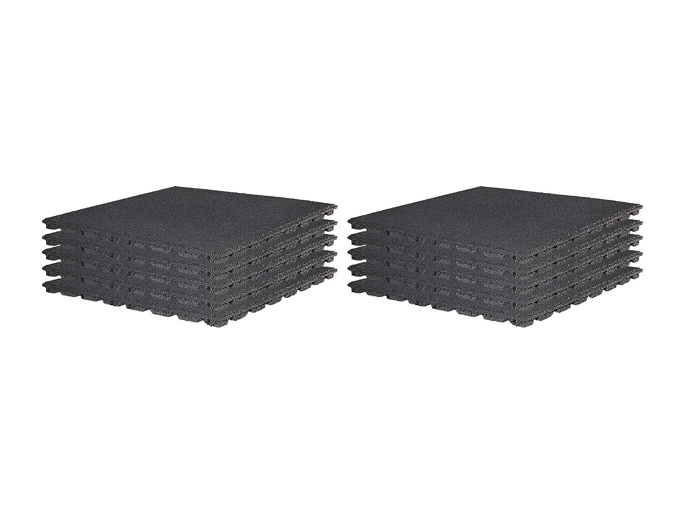 Dalle de jardin amortissante grise 50 x 50 cm Lot de 10