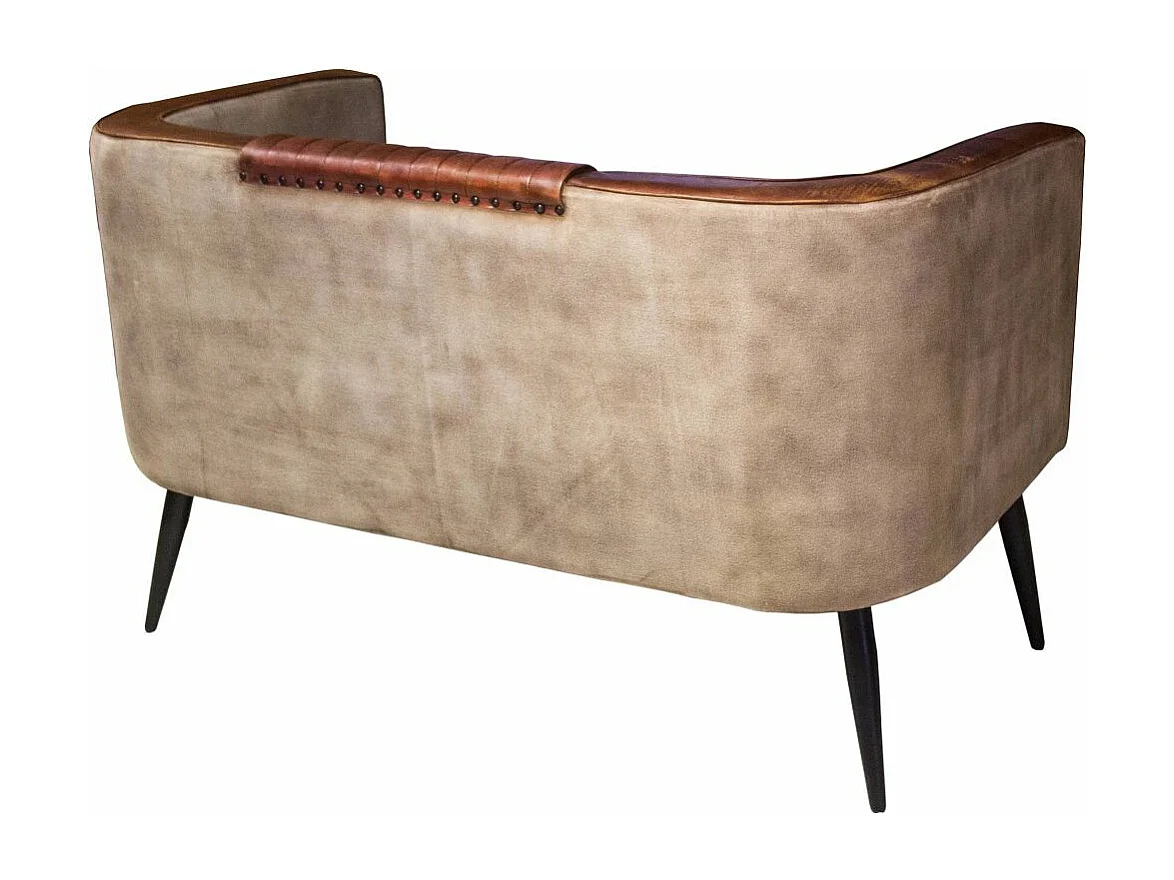 Canapé en cuir et tissu Baytown