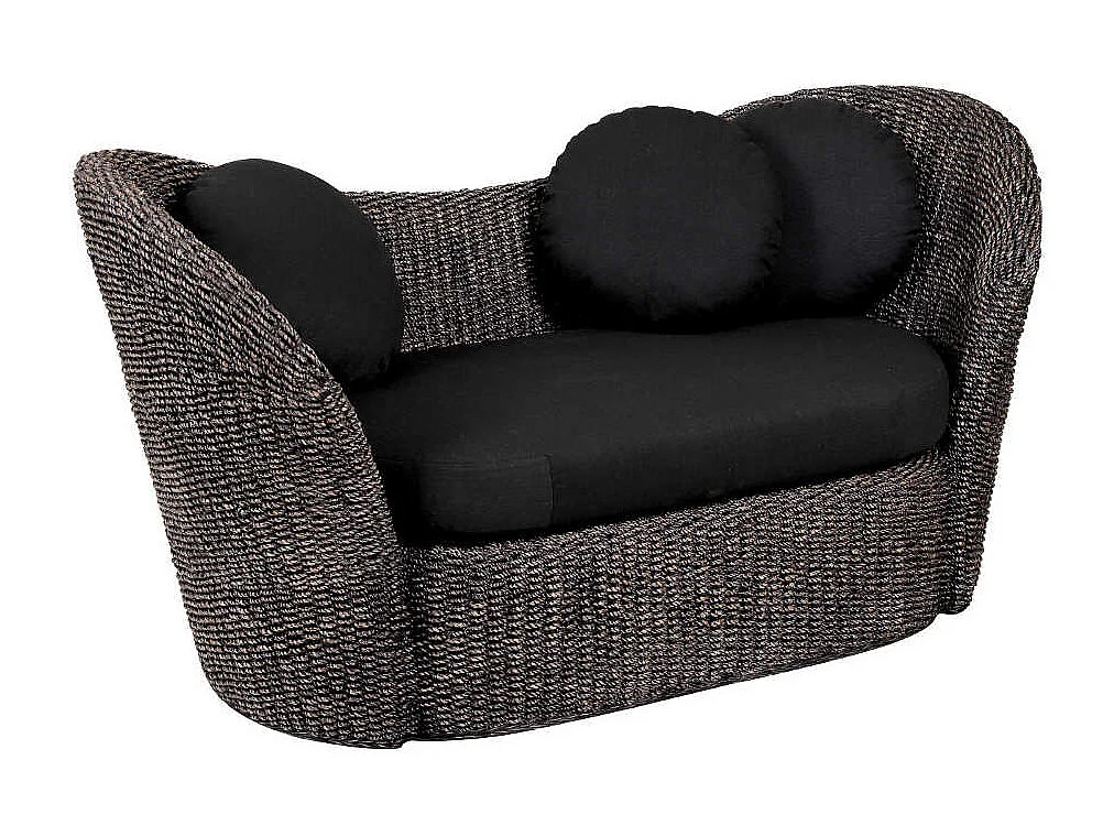 Canapé en rotin contemporain manae