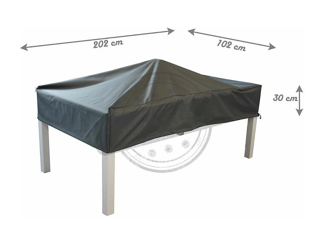 Housse de protection étanche pour table 200 x 100 cm