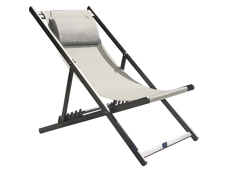 Chilienne de Jardin Pliante "Julia" 102cm Gris Anthracite