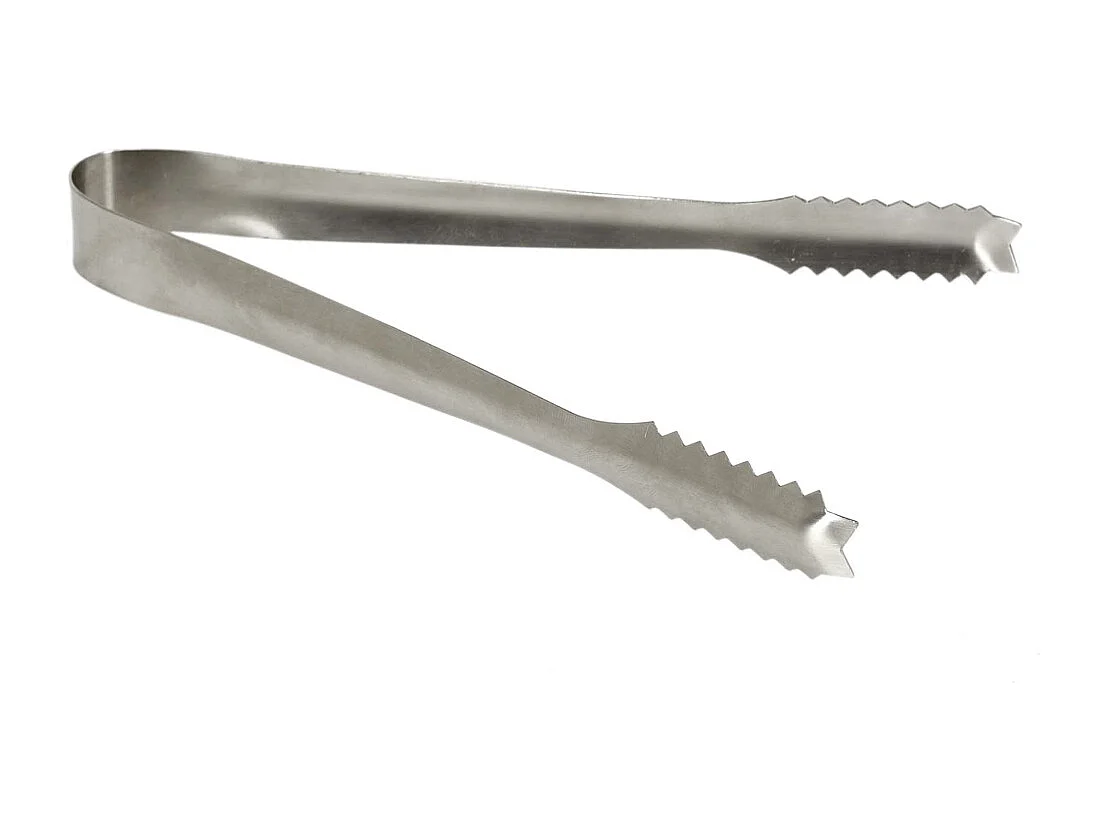 Pince à glaçons en inox 17 cm (Lot de 2)