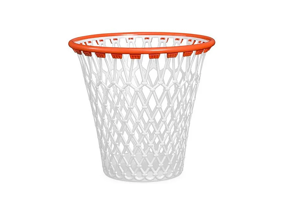 Corbeille à Papier "Basketball" 32cm Blanc