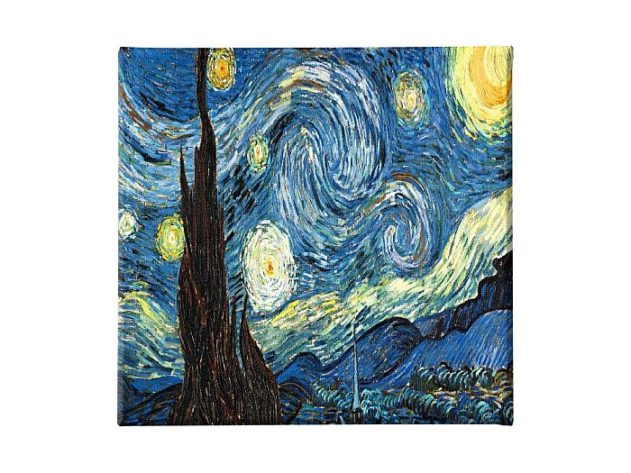 Tapisserie murale Nuit étoilée par Van Gogh, décoration murale paysage, tapisserie vue du ciel, oeuvre d'art murale en tissu, oeuvre d'art