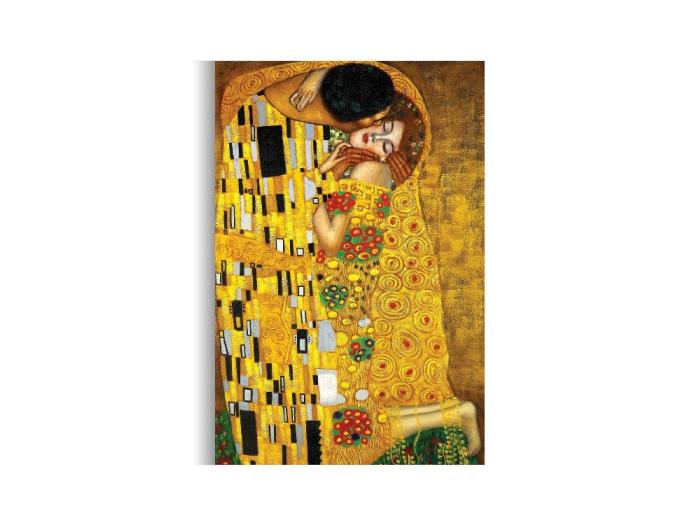 Stampa su Tela Bacio di Klimt - Multicolore - 60 x 3 x 90 cm - EPIKASA