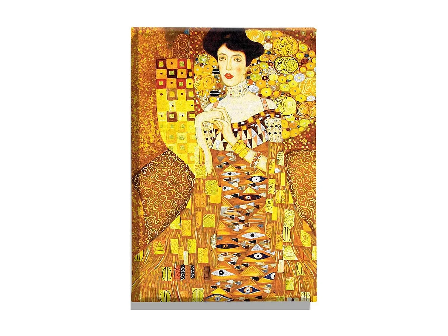 Wydruk na Płótnie Klimt Portret Adele Bloch-Bauer I, Wielokolorowy, 60x3x90 cm, EPIKASA