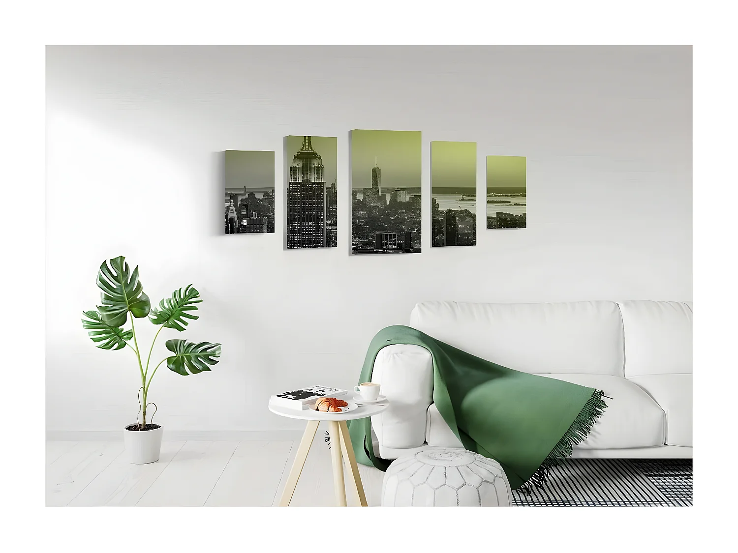 Stampa su Tela New York, Multicolore, 150x3x90 cm, EPIKASA