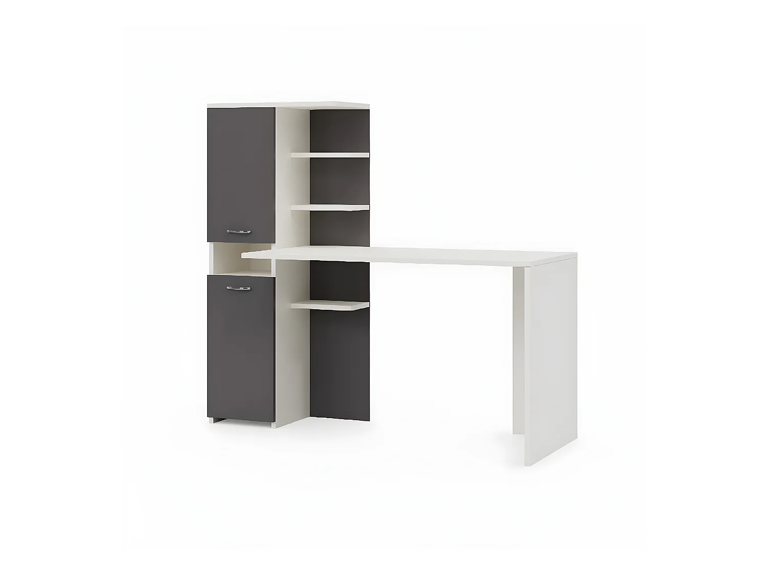 Bureau Clio - Antraciet - 150x60x135 cm - EPIKASA