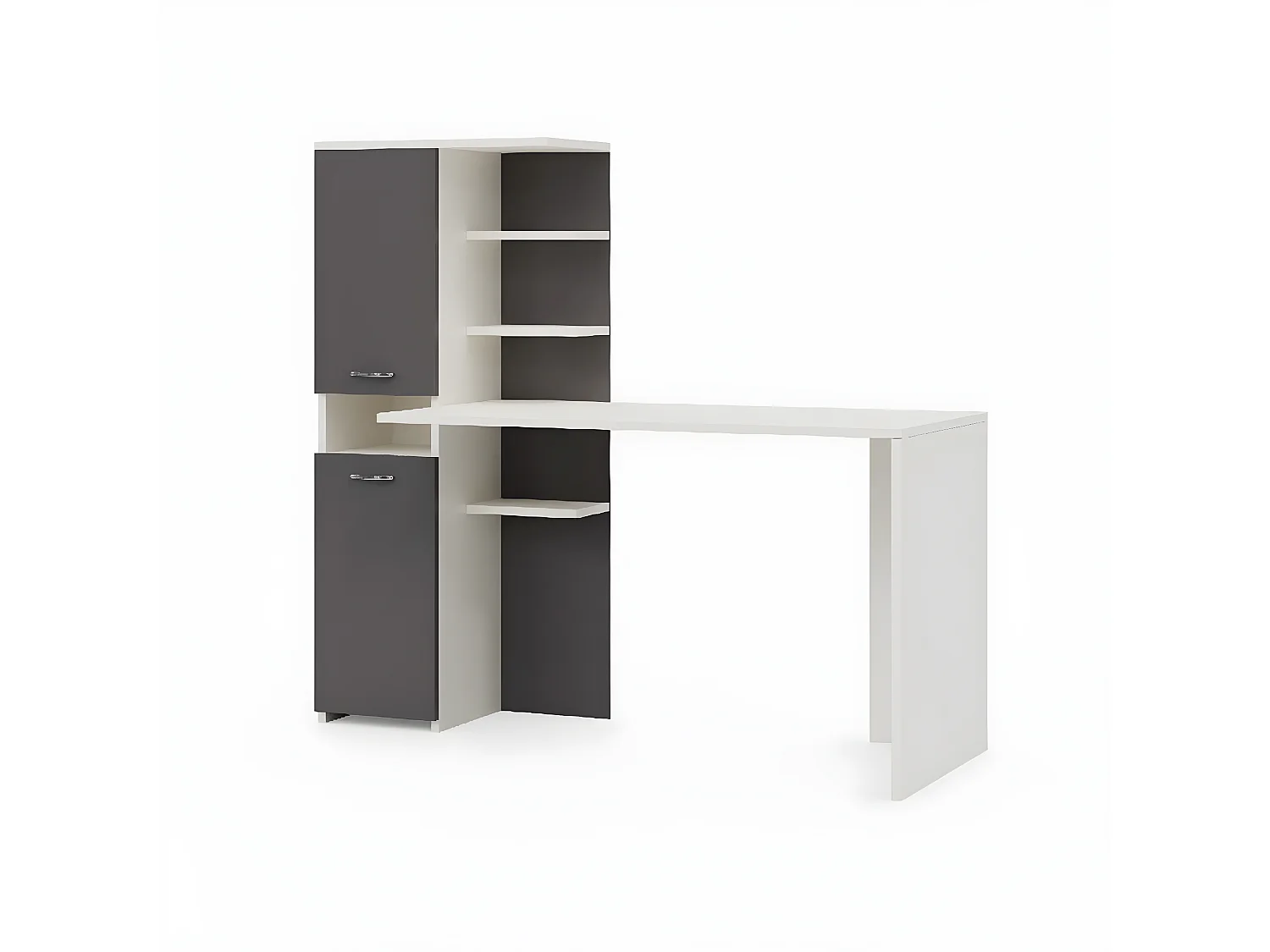 Bureau Clio - Antraciet - 150x60x135 cm - EPIKASA