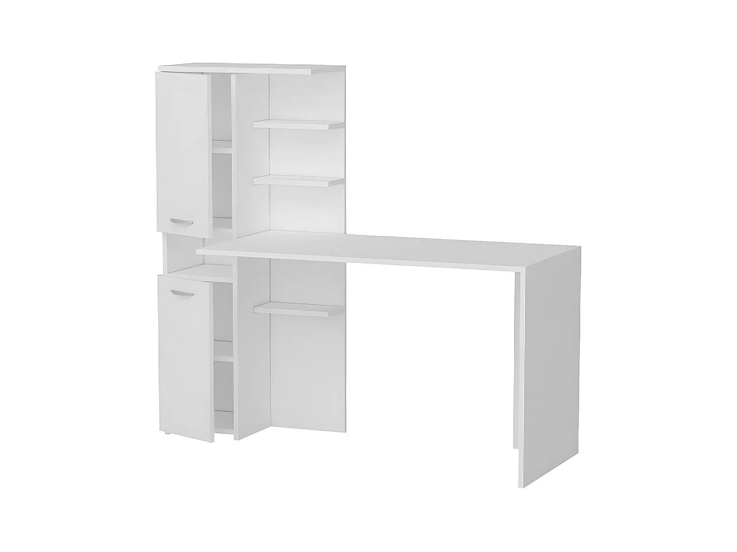 Bureau Clio - Wit - 150x60x135 cm - EPIKASA