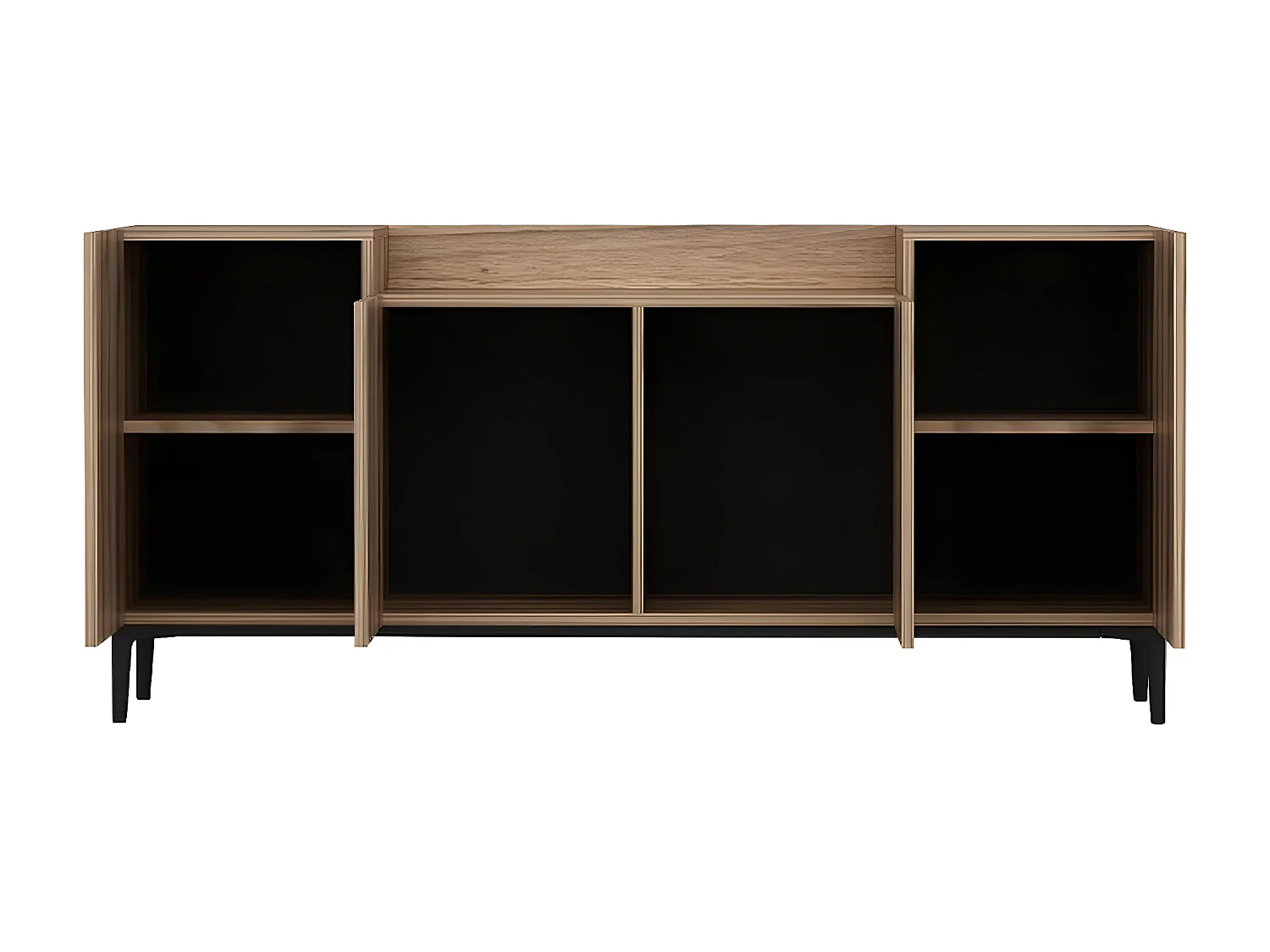 Mobile Multiuso Annalisa, Noce, 160x42x75 cm, EPIKASA