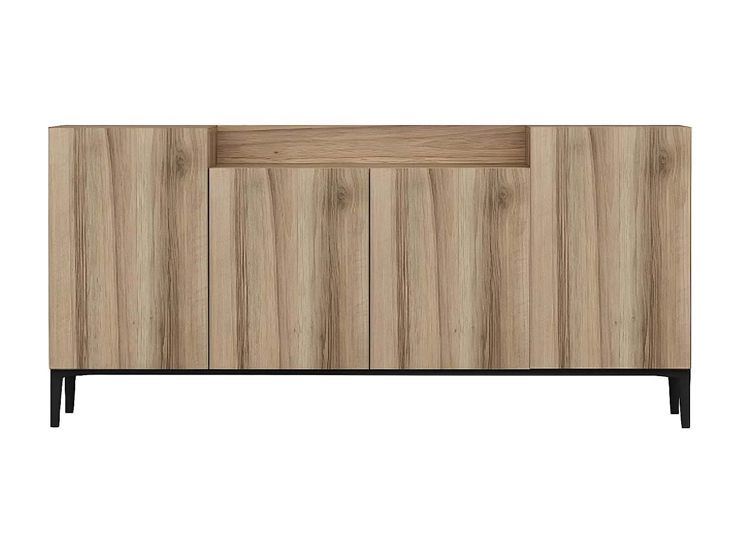 Armário Multiusos Annalisa, Noz, 160x42x75 cm, EPIKASA