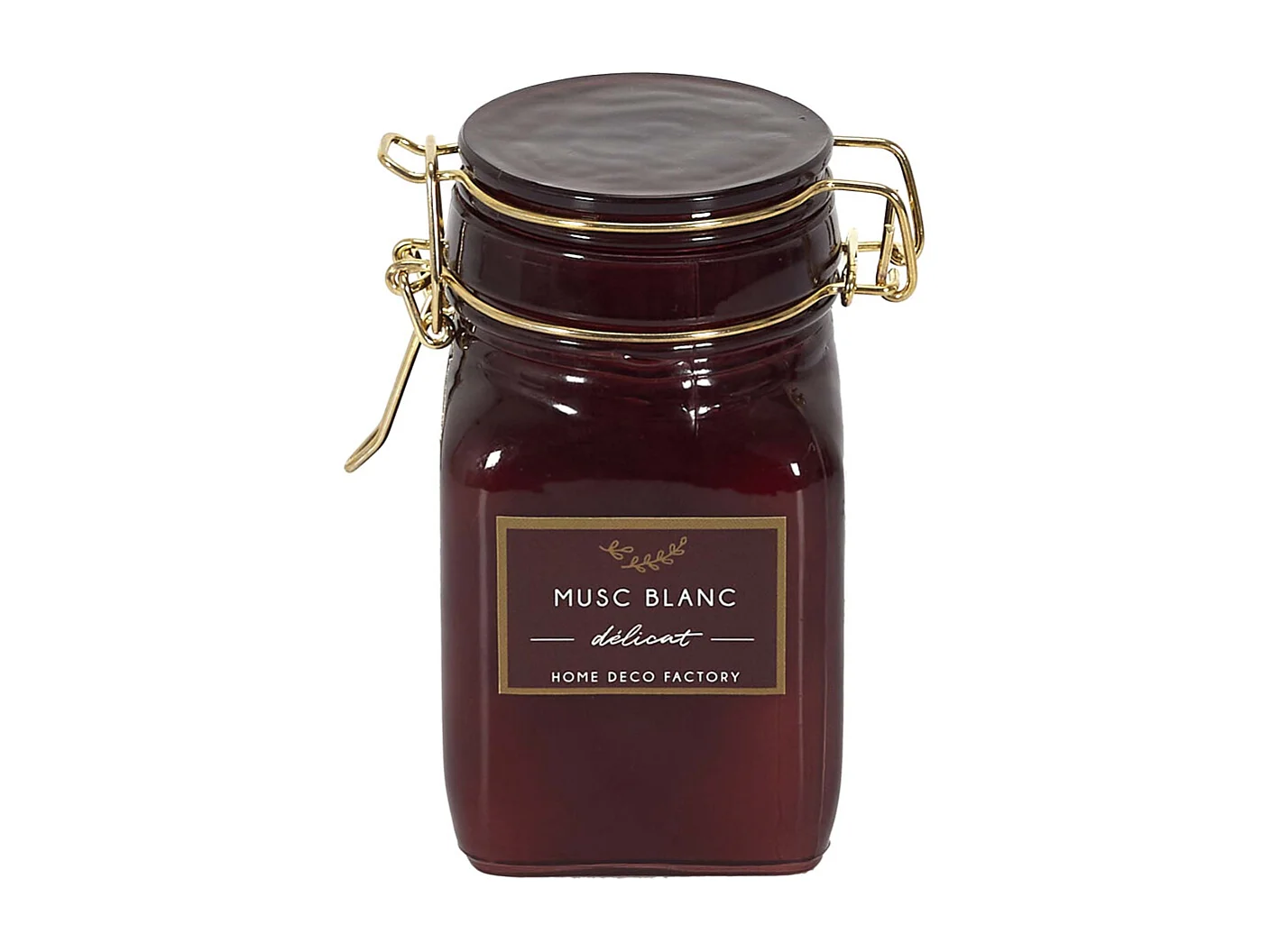 Bougie parfumée pot à clip apothicaire 9 x 6 x 11 cm (Lot de 2)