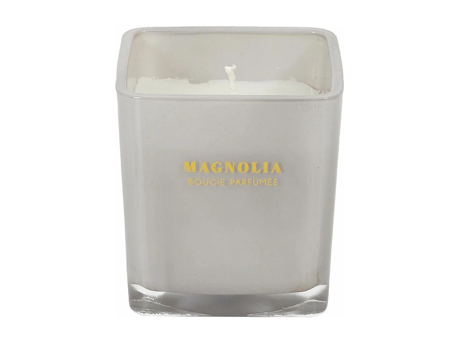 Bougie parfumée carrée Nude 7 cm (Lot de 3) Blanc