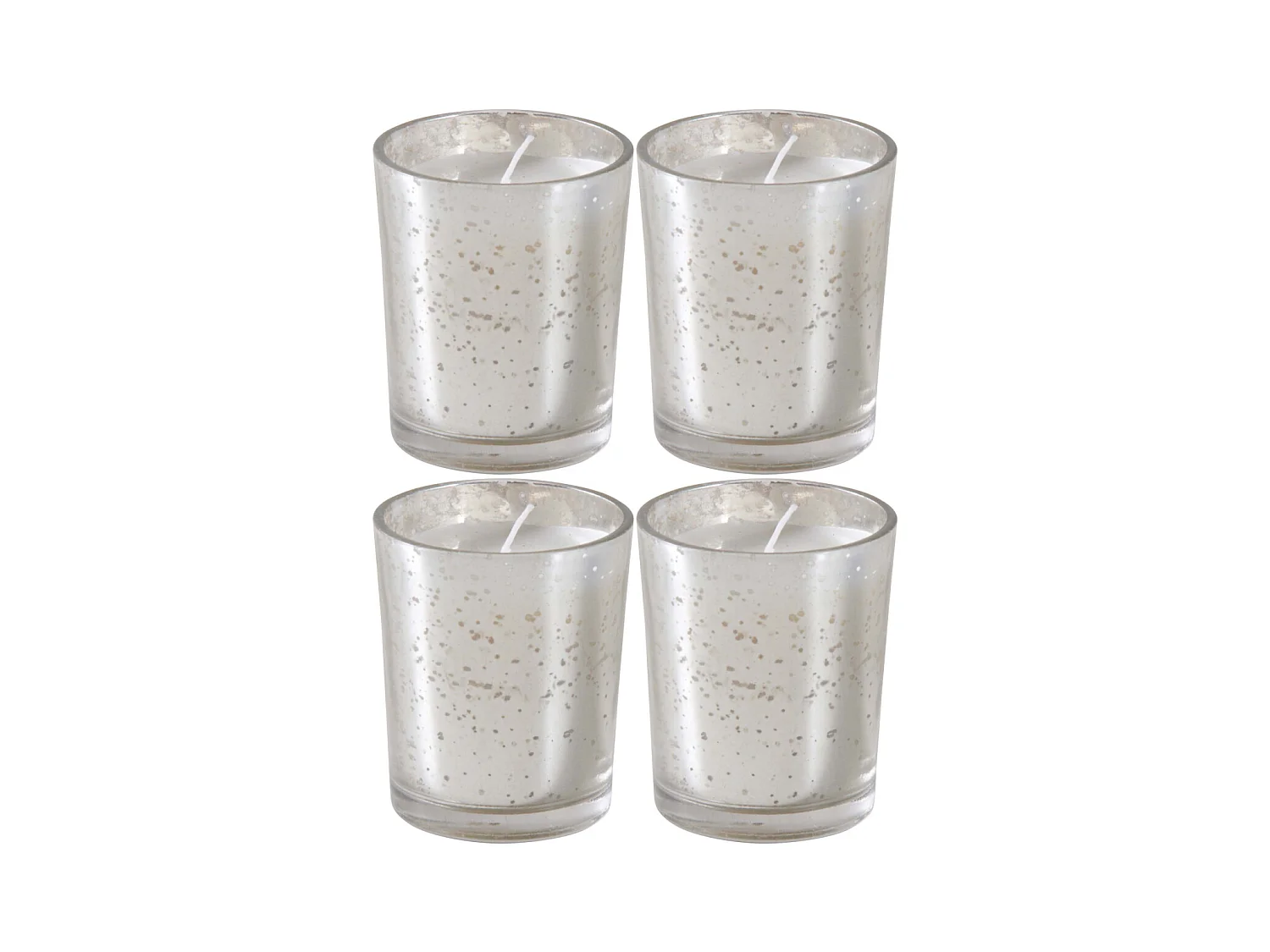 Bougie parfum vanille (Lot de 4)