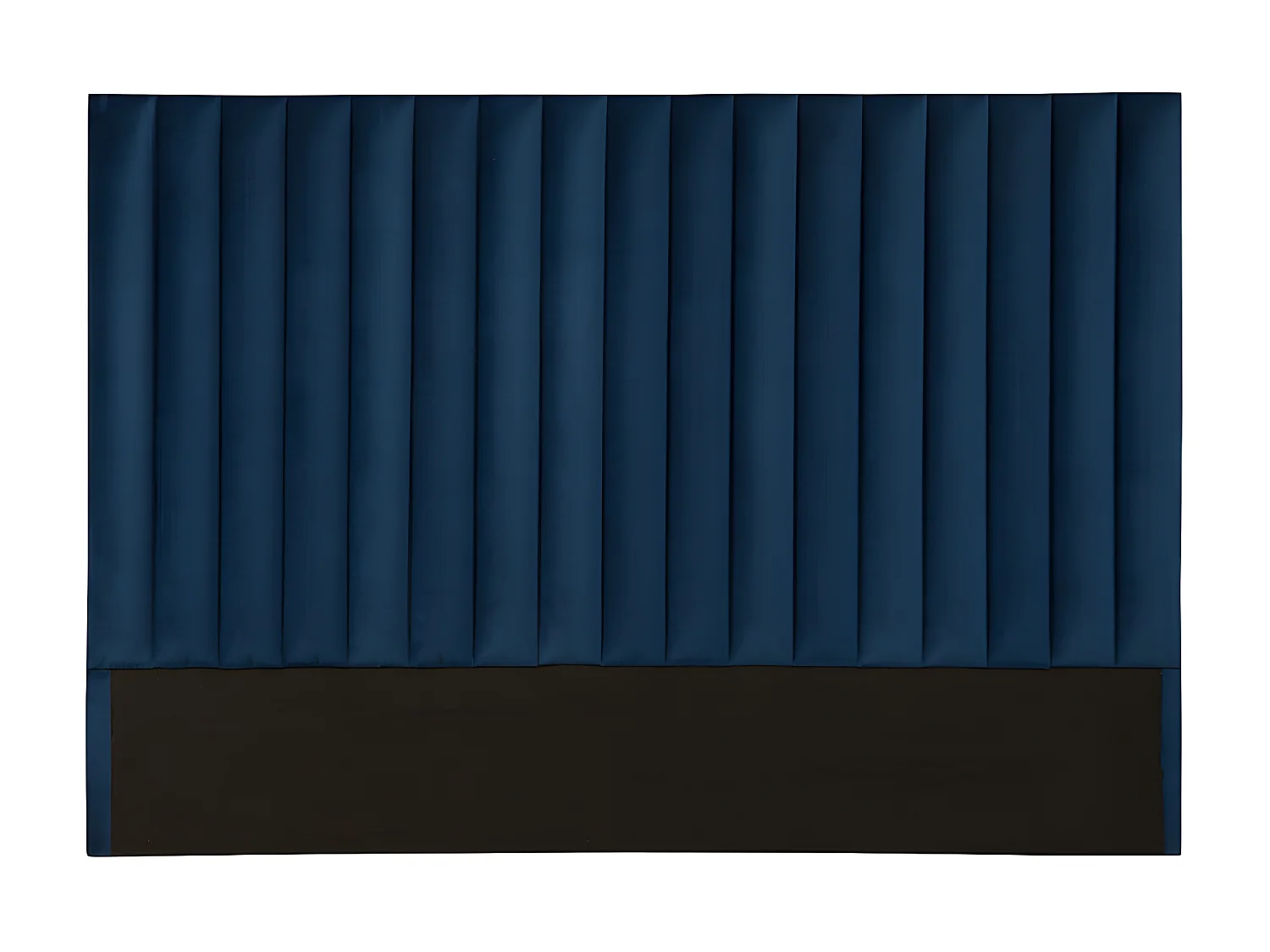 Bettkopfteil - Samt - 170 cm - Blau - SARAH