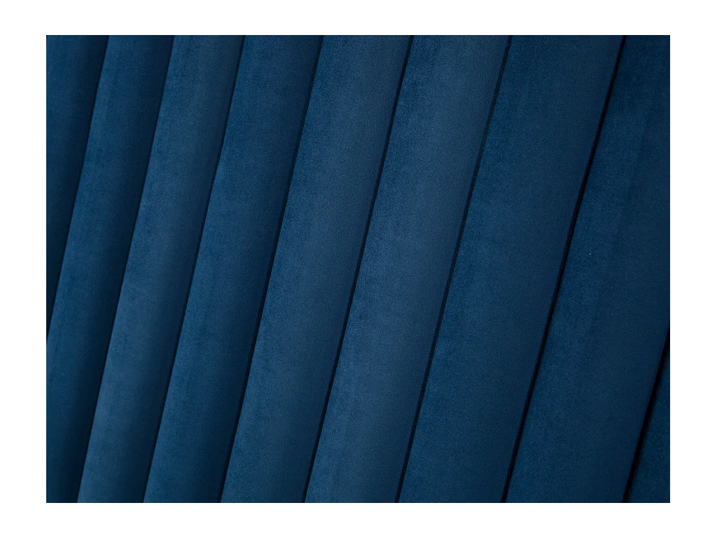 Cabecero cama SARAH - 160 cm - Terciopelo - Azul noche