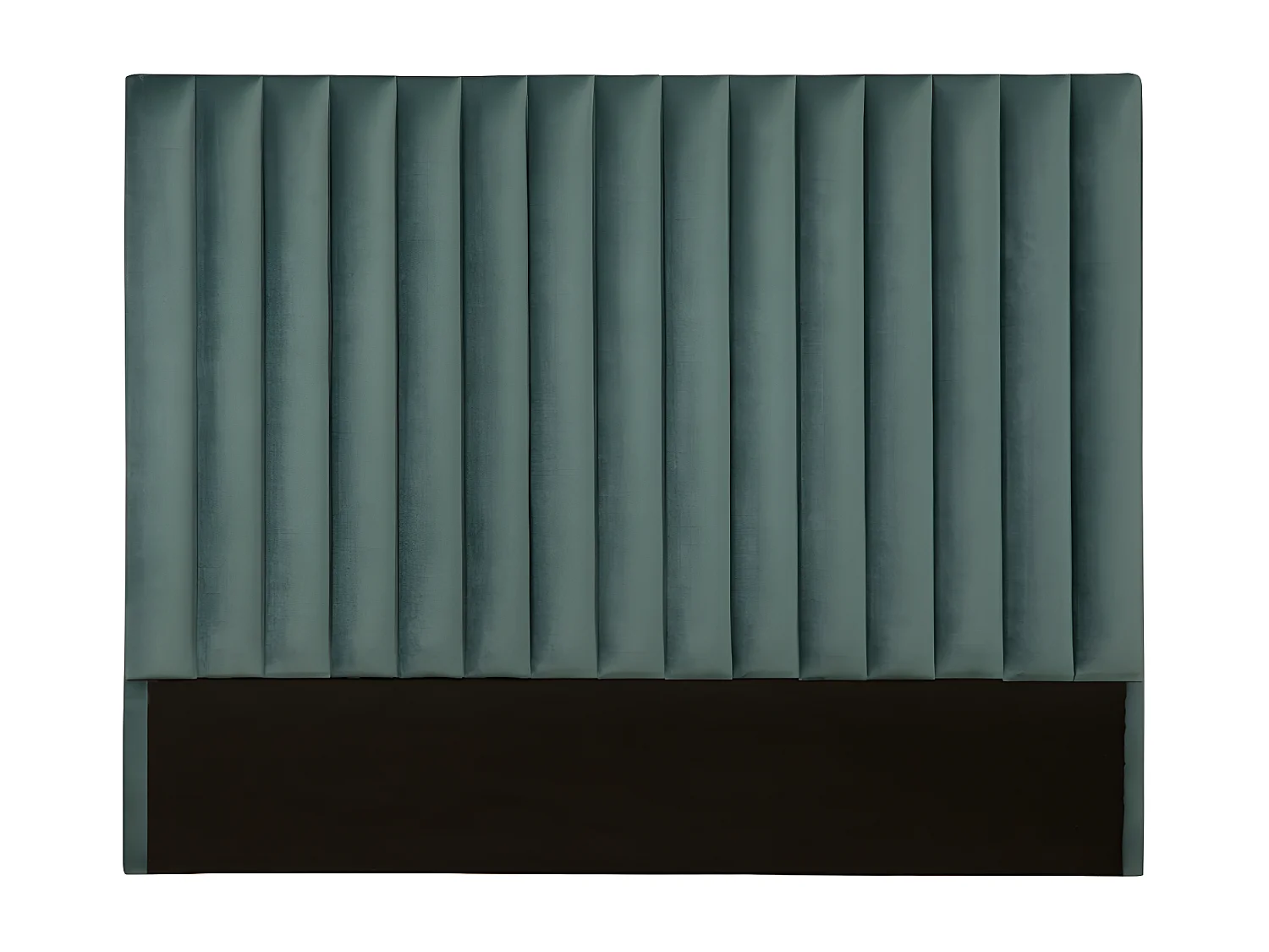 Bettkopfteil - 150 cm - Samt - Grün - SARAH