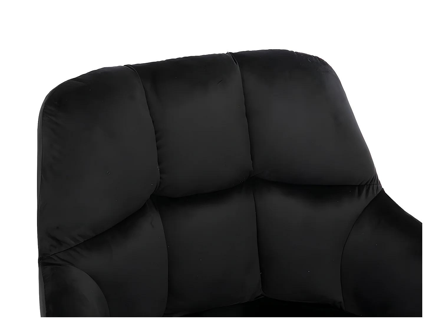 Stuhl 6er-Set - Samt & Metall - Schwarz - PEGA von Pascal MORABITO