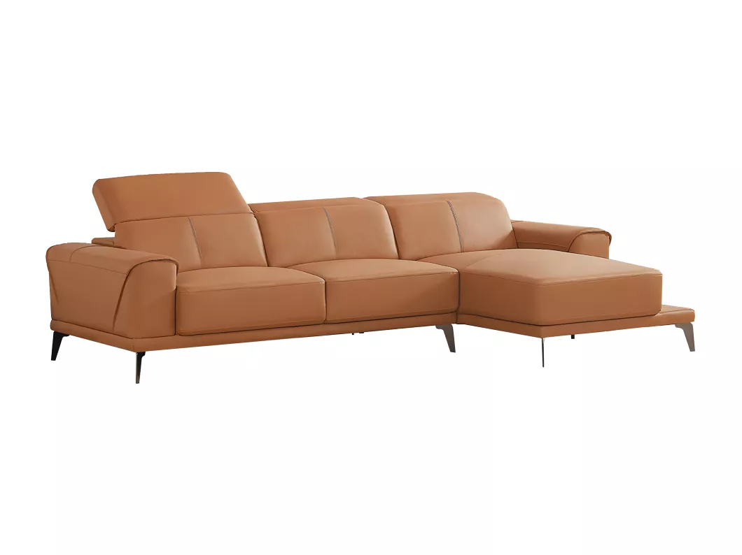 Kauf Unique Ecksofa - Büffelleder - Ecke Rechts - Kamel - ANDOR